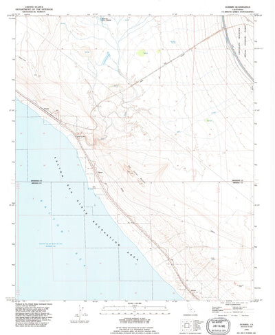 United States Geological Survey Durmid, CA (1992, 24000-Scale) digital map