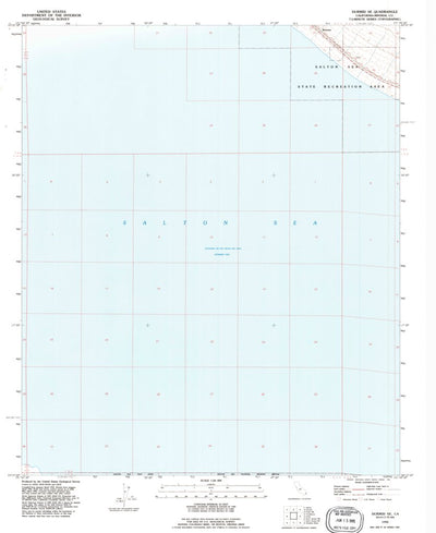 United States Geological Survey Durmid SE, CA (1992, 24000-Scale) digital map