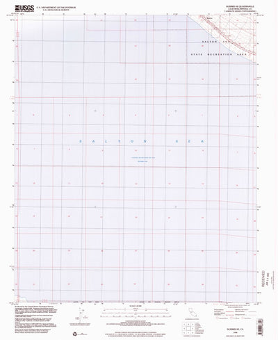 United States Geological Survey Durmid SE, CA (1998, 24000-Scale) digital map