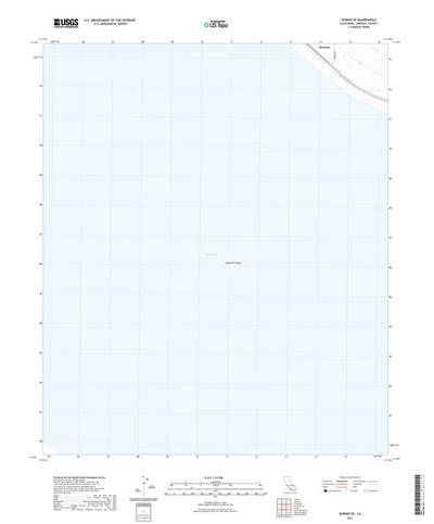 United States Geological Survey Durmid SE, CA (2021, 24000-Scale) digital map