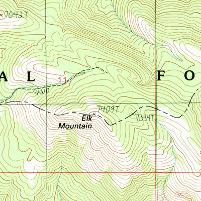 United States Geological Survey Durst Mountain, UT (1990, 24000-Scale) digital map