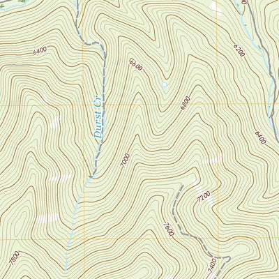 United States Geological Survey Durst Mountain, UT (2020, 24000-Scale) digital map