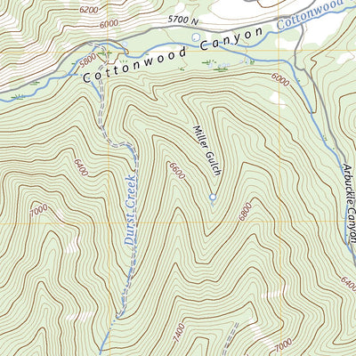 United States Geological Survey Durst Mountain, UT (2023, 24000-Scale) digital map