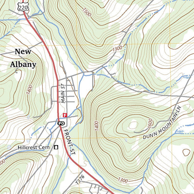 United States Geological Survey Dushore, PA (2023, 24000-Scale) digital map