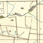 United States Geological Survey Duson, LA (1934, 31680-Scale) digital map
