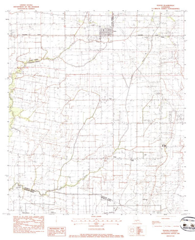 United States Geological Survey Duson, LA (1983, 24000-Scale) digital map