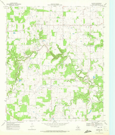 United States Geological Survey Duster, TX (1969, 24000-Scale) digital map