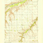 United States Geological Survey Dustin, NE (1951, 24000-Scale) digital map
