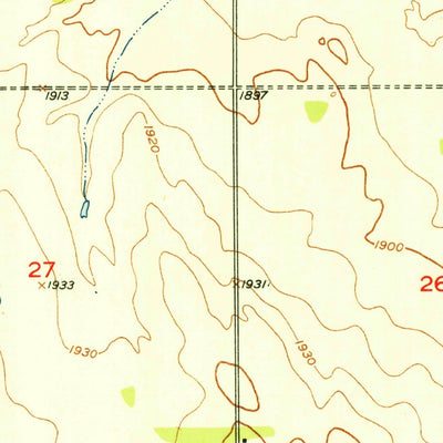 United States Geological Survey Dustin, NE (1951, 24000-Scale) digital map