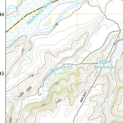 United States Geological Survey Dustin, NE (2021, 24000-Scale) digital map