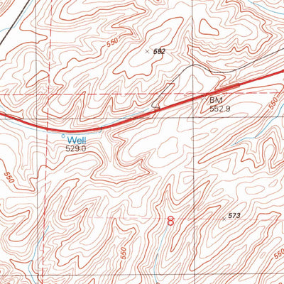 United States Geological Survey Dusty, WA (1981, 24000-Scale) digital map