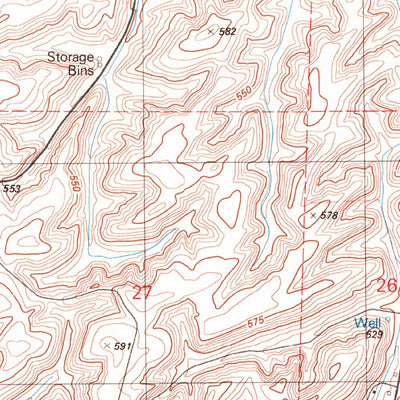 United States Geological Survey Dusty, WA (1981, 24000-Scale) digital map