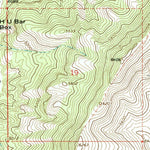 United States Geological Survey Dutch Blue Creek, AZ (1967, 24000-Scale) digital map