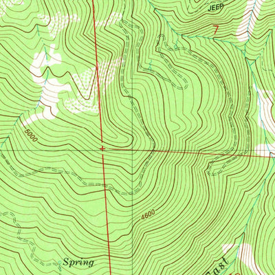 United States Geological Survey Dutch Creek, CA (1980, 24000-Scale) digital map
