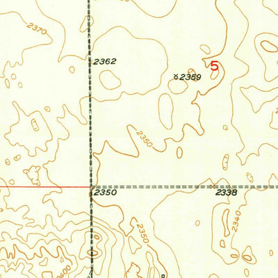 United States Geological Survey Dutch Creek, NE (1950, 24000-Scale) digital map