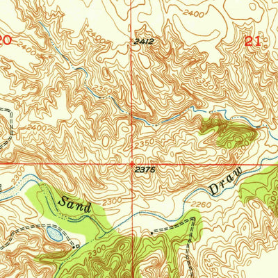 United States Geological Survey Dutch Creek, NE (1950, 24000-Scale) digital map