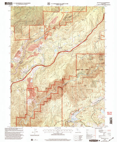 United States Geological Survey Dutch Flat, CA (2000, 24000-Scale) digital map