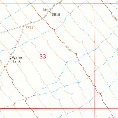 United States Geological Survey Dutch Flat NW, AZ (1967, 24000-Scale) digital map