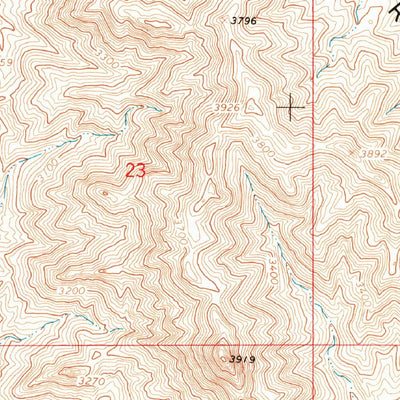 United States Geological Survey Dutch Flat SE, AZ (1967, 24000-Scale) digital map