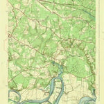 United States Geological Survey Dutch Gap, VA (1943, 31680-Scale) digital map