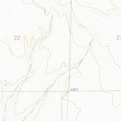 United States Geological Survey Dutch Girl Lake, CO (1972, 24000-Scale) digital map