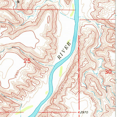 United States Geological Survey Dutch Henry Coulee, MT (1969, 24000-Scale) digital map