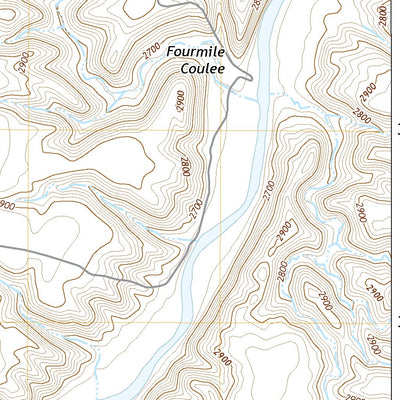 United States Geological Survey Dutch Henry Coulee, MT (2020, 24000-Scale) digital map