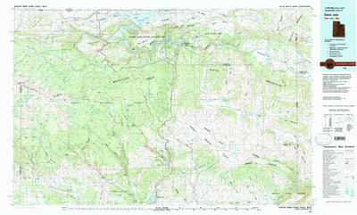 United States Geological Survey Dutch John, UT-CO-WY (1981, 100000-Scale) digital map