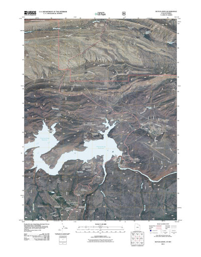 United States Geological Survey Dutch John, UT-WY (2011, 24000-Scale) digital map