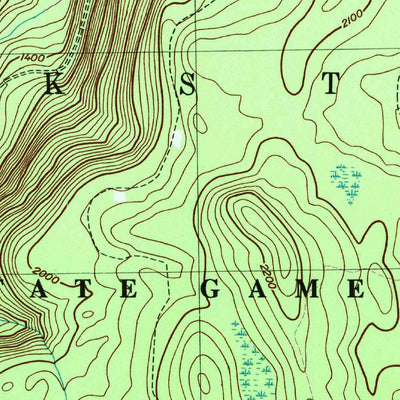 United States Geological Survey Dutch Mountain, PA (1997, 24000-Scale) digital map