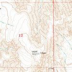 United States Geological Survey Dutch Nick Flat SW, WY (1951, 24000-Scale) digital map
