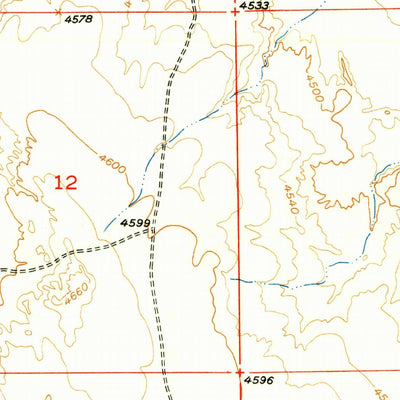 United States Geological Survey Dutch Nick Flat, WY (1951, 24000-Scale) digital map