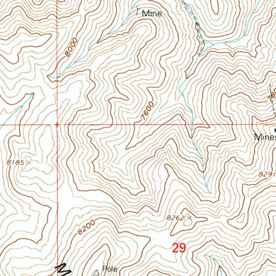 United States Geological Survey Dutch Peak, UT (1998, 24000-Scale) digital map