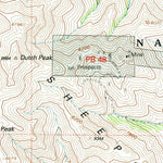 United States Geological Survey Dutch Peak, UT (1998, 24000-Scale) digital map