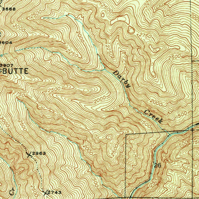 United States Geological Survey Dutchman Butte, OR (1946, 62500-Scale) digital map