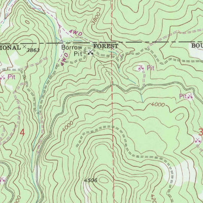 United States Geological Survey Dutchman Creek, OR (1968, 24000-Scale) digital map