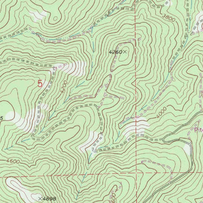 United States Geological Survey Dutchman Creek, OR (1968, 24000-Scale) digital map