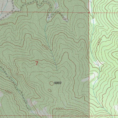 United States Geological Survey Dutchman Creek, OR (1992, 24000-Scale) digital map
