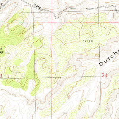 United States Geological Survey Dutchman Draw, AZ (1979, 24000-Scale) digital map