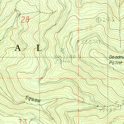 United States Geological Survey Dutchman Peak, OR-CA (1983, 24000-Scale) digital map