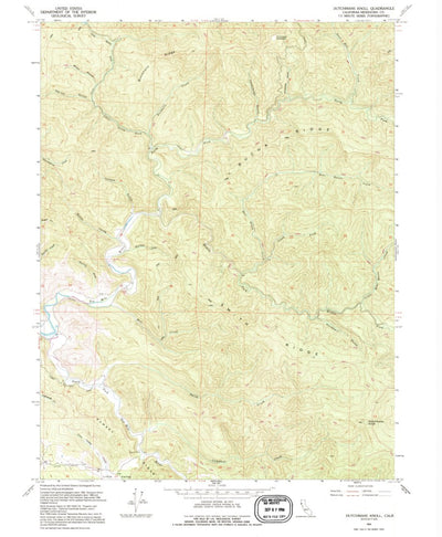 United States Geological Survey Dutchmans Knoll, CA (1994, 24000-Scale) digital map