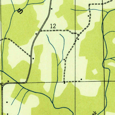United States Geological Survey Dutton, AL (1936, 24000-Scale) digital map