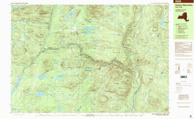 United States Geological Survey Dutton Mountain, NY (1997, 25000-Scale) digital map