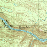 United States Geological Survey Dutton Mountain, NY (1997, 25000-Scale) digital map