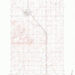 United States Geological Survey Dutton, MT (1987, 24000-Scale) digital map