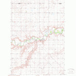 United States Geological Survey Dutton NE, MT (1987, 24000-Scale) digital map