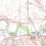 United States Geological Survey Dutton NE, MT (1987, 24000-Scale) digital map