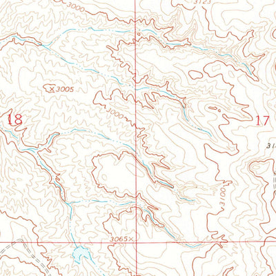 United States Geological Survey Dutton Ranch, MT (1963, 24000-Scale) digital map