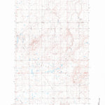 United States Geological Survey Dutton SE, MT (1987, 24000-Scale) digital map