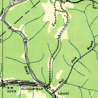 United States Geological Survey Duty, VA (1935, 24000-Scale) digital map